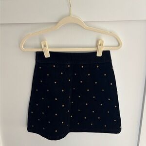 Black Skirt with Gold Accents